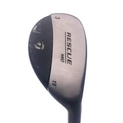 Used TaylorMade Rescue Mid 3 Hybrid / 19 Degrees / TaylorMade Regular Flex