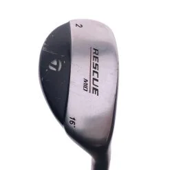 Used TaylorMade Rescue Mid 2 Hybrid / 16 Degrees / TaylorMade Stiff Flex