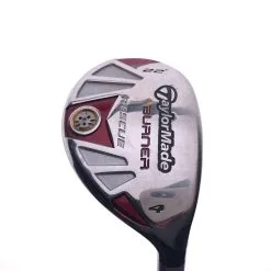 Used TaylorMade Burner Rescue 4 Hybrid / 22 Degrees / Taylormade 90 Regular Flex