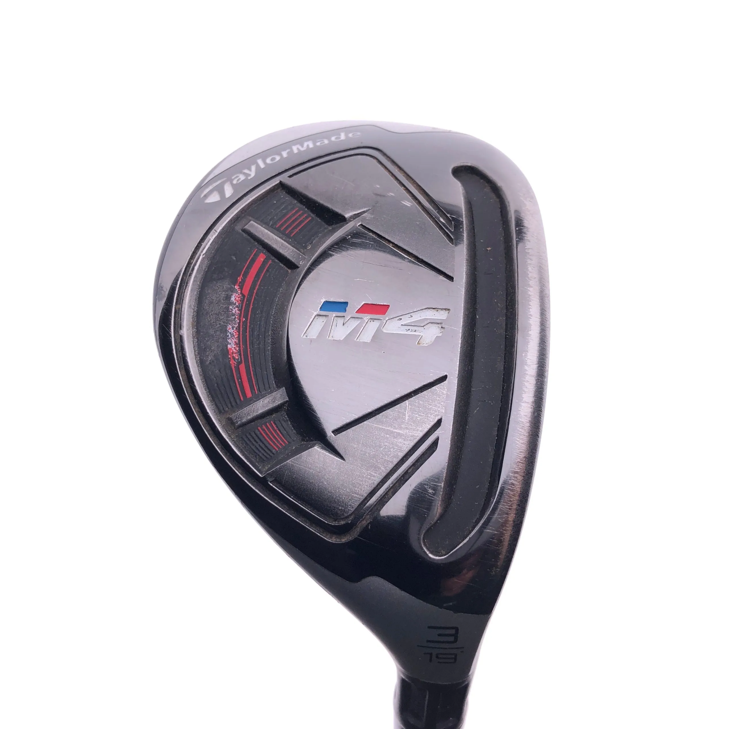 Used TaylorMade M4 3 Hybrid / 19 Degrees / Fujikura Atmos 7S Stiff Flex 3 Used TaylorMade M4 3 Hybrid / 19 Degrees / Fujikura Atmos 7S Stiff Flex