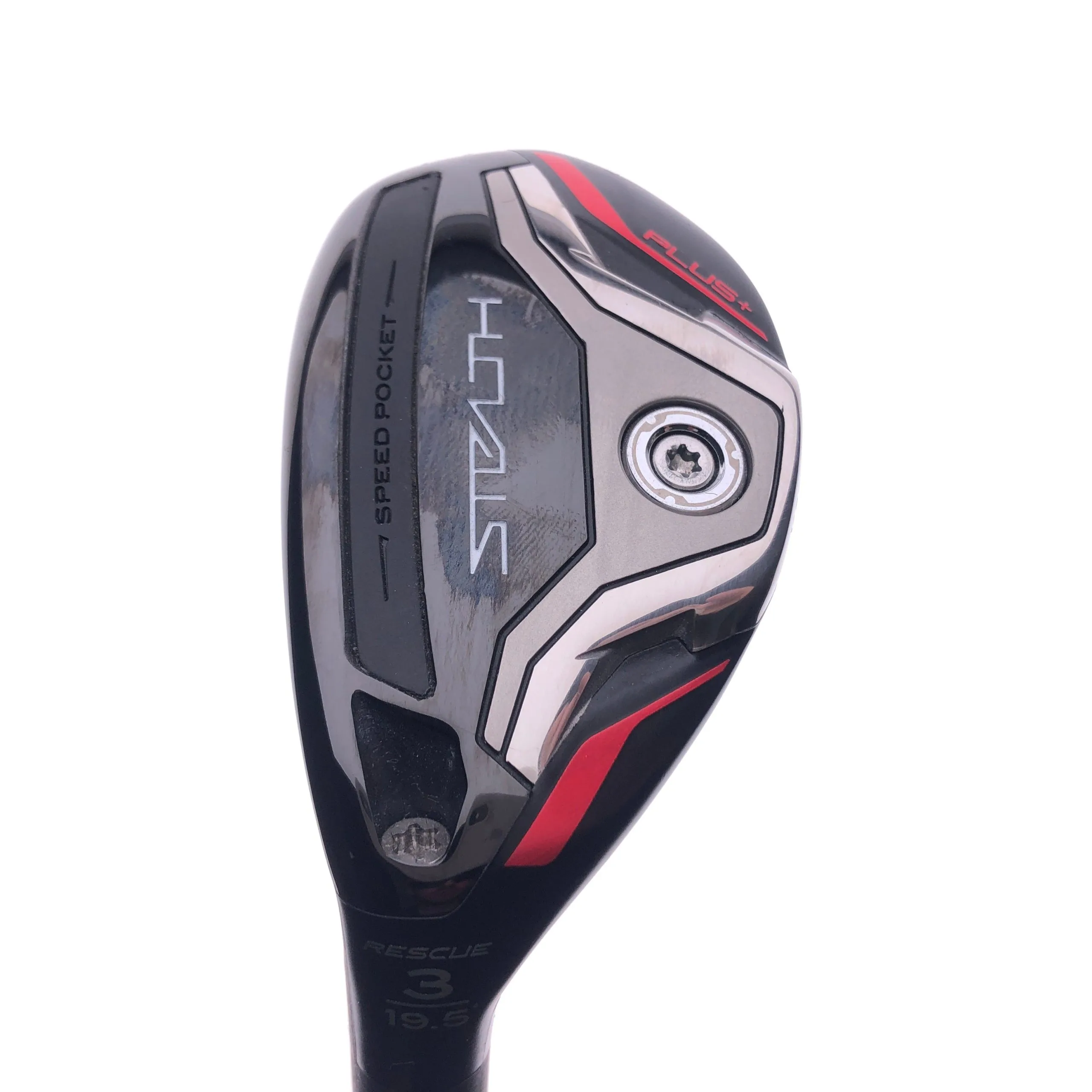 Used TaylorMade Stealth Plus Rescue 3 Hybrid / 19.5 Degrees / Stiff / Left-Hand 3 Used TaylorMade Stealth Plus Rescue 3 Hybrid / 19.5 Degrees / Stiff / Left-Hand