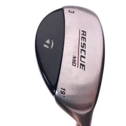 Used TaylorMade Rescue Mid 3 Hybrid / 19 Degrees / TaylorMade Stiff Flex