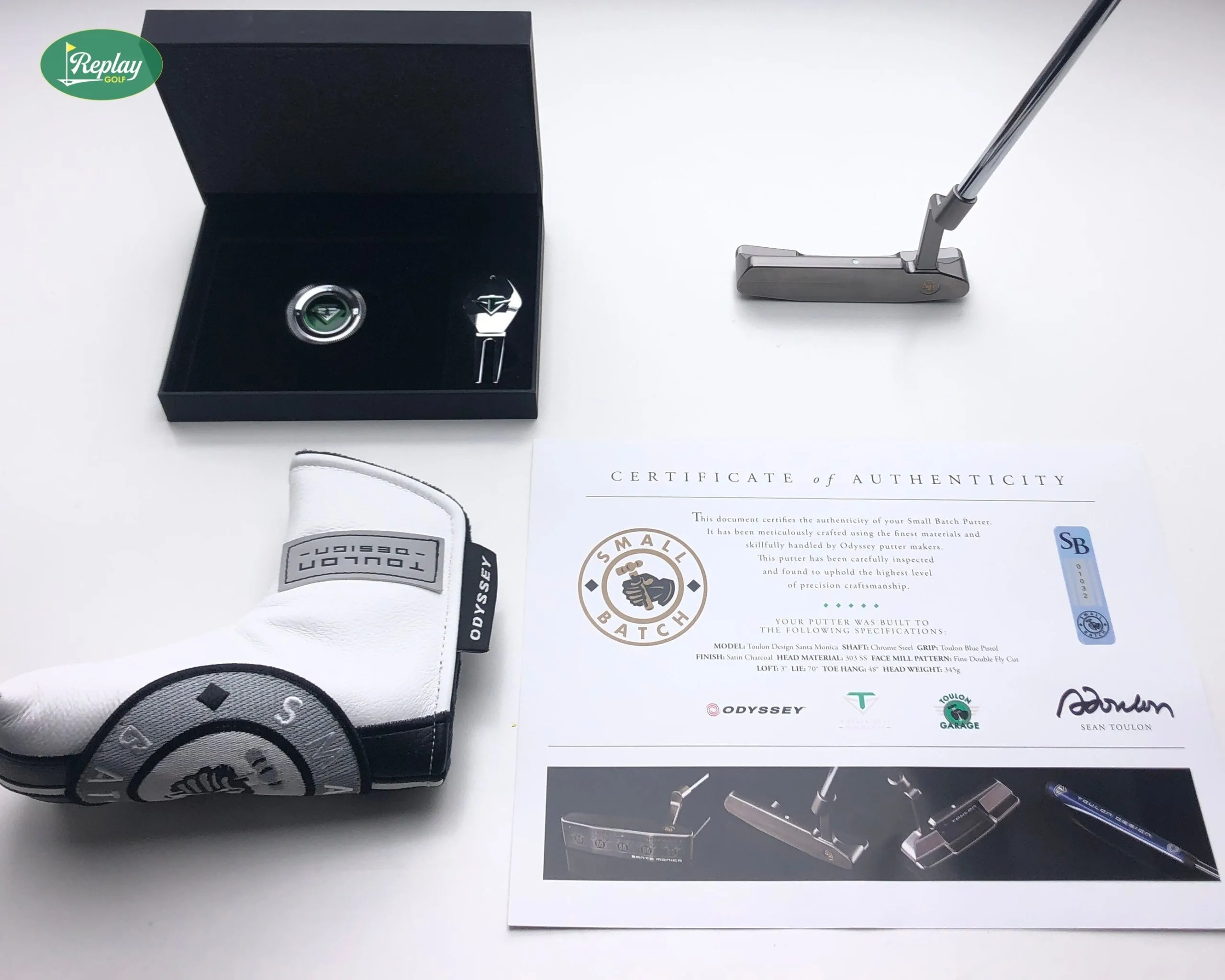 NEW Odyssey SMALL BATCH Limited Release Santa Monica Putter / 35.0 Inches 3 NEW Odyssey SMALL BATCH Limited Release Santa Monica Putter / 35.0 Inches